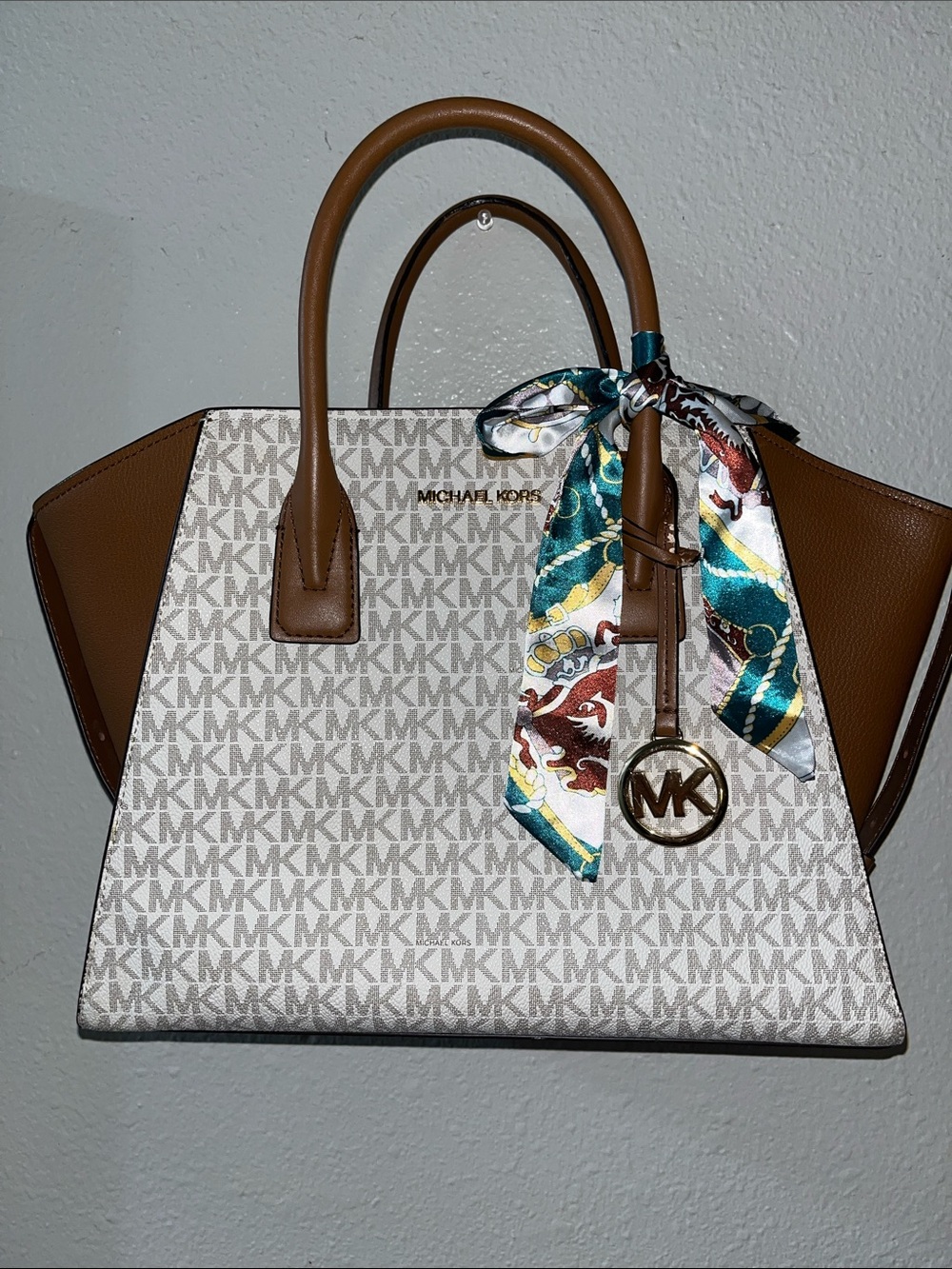 Michael Kors Avril Satchel Handbag